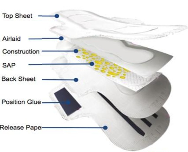 Lady pad layers